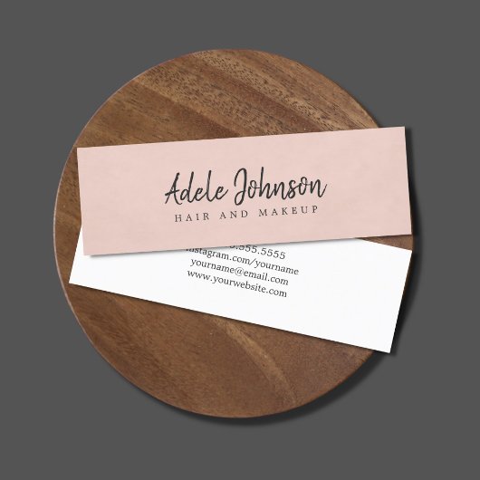 シンプルテクスエレガントチャバラ美しいコンサルタント スキニー名刺