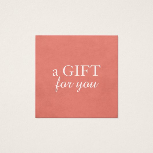 シンプルテクスエレガントチャバラ美しいGiftCertificate (正面)
