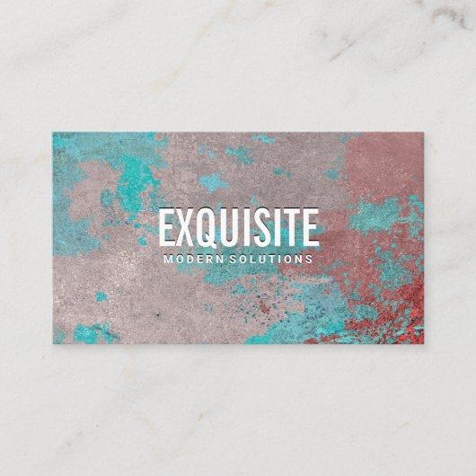 シンプルテクスグランジチャ 名刺 (正面)