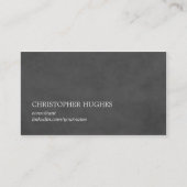 シンプルテクスチエレガントャ・グレー・コンサルタント 名刺 (正面)