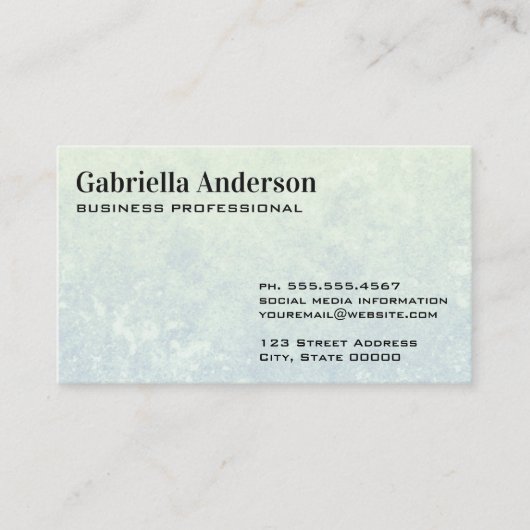 シンプルテクスチャの背景 名刺 (正面)