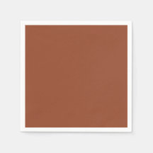シンプルテラコッタカクテルナプキンズ
