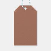 シンプルテラコッタラストは私の花嫁になる ギフトタグ (裏面)