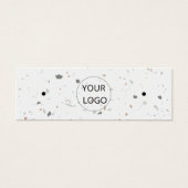 シンプルテラッツォQRコードイヤリングミニディスプレイカード (正面)