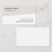 シンプルテンプレートモダンプロフェッショナルエレガントトレンディー 名刺 (正面/裏面)