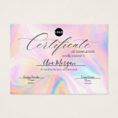 シンプルテンプレート – ホログラフィックエフェクト (正面)