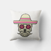 シンプルディアデミュートススカルウィットハット装飾用クッション クッション (裏面)