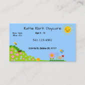 シンプルデイケア名刺 名刺 (正面)