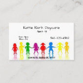 シンプルデイケア名刺 名刺 (正面)