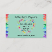 シンプルデイケア名刺 名刺 (正面)