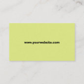 シンプルデイケア名刺 名刺 (裏面)