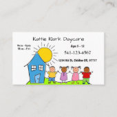 シンプルデイケア名刺 名刺 (正面)