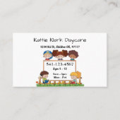 シンプルデイケア名刺 名刺 (正面)