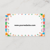 シンプルデイケア名刺 名刺 (裏面)