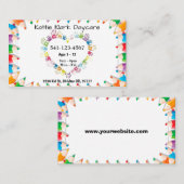 シンプルデイケア名刺 名刺 (正面/裏面)