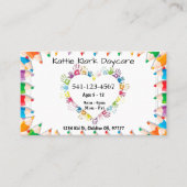 シンプルデイケア名刺 名刺 (正面)