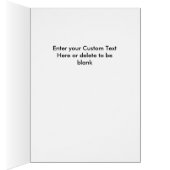 シンプルデイジーグリーティングカード (内側 (右))