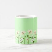 シンプルデイジーワイルドフラワーブーケフローラ結婚ズ コーヒーマグカップ (中央)