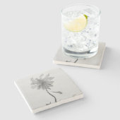 シンプルデイジー ストーンコースター (横)