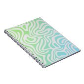 シンプルデザインと抽象芸術エレガントスパイラルノートブック ノートブック (右側)