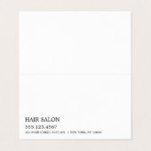 シンプルデザインアポイントメントカード 名刺 (外部フラット)