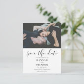 シンプルデザインエレガント写真 ポストカード (スタンド正面)