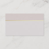 シンプルデザインプロフェッショナルエレガントエス実在テート 名刺 (裏面)