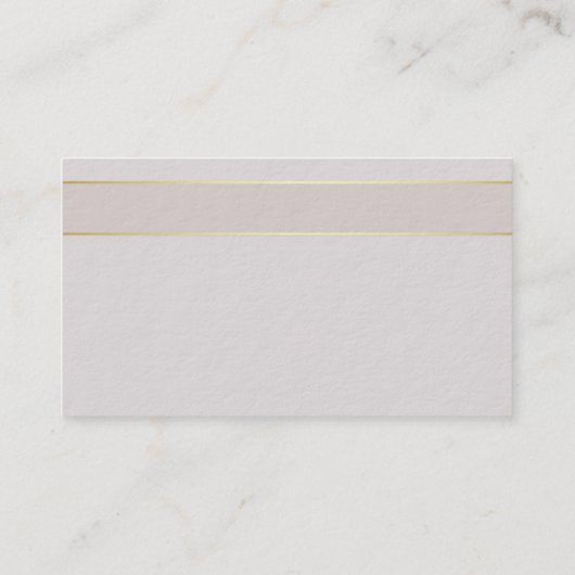 シンプルデザインプロフェッショナルエレガント調波色 名刺 (裏面)