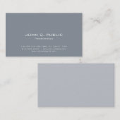 シンプルデザインプロフェッショナルモダンミニマル 名刺 (正面/裏面)