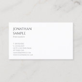 シンプルデザインモダントレンディープロフェッショナルテンプレート 名刺 (正面)