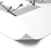 シンプルデザインモダンラブケンタッキー ポスター (角)