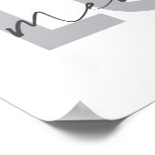 シンプルデザインモダンラブメカッコいいンフィス ポスター (角)