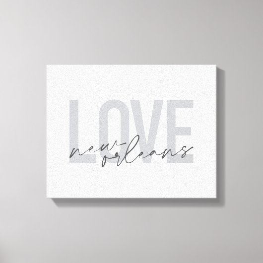 シンプルデザインラブニューモダンオカッコいいン キャンバスプリント (正面)