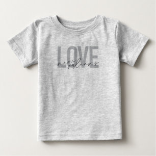 シンプルデザインラブニューモダンオカッコいいン ベビーTシャツ