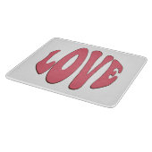 シンプルデザインラヴモダンィーカッコいい カッティングボード (角)