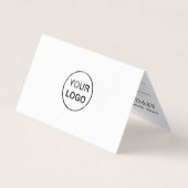 シンプルデザインロゴアポイントメントカード 名刺 (裏面)