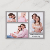 シンプルデザイン撮影画像カ連絡ード 名刺 (正面)