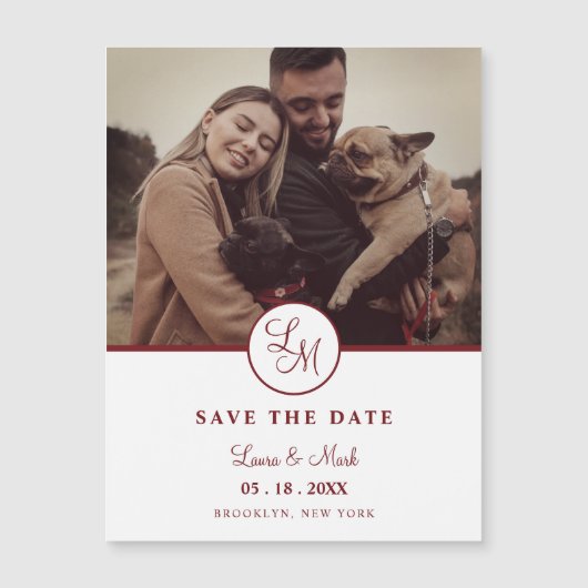 シンプルデザイン素朴Touch写真結婚の (正面)