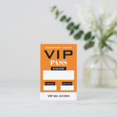 シンプルデザイン、VIPカード 名刺 (スタンド正面)
