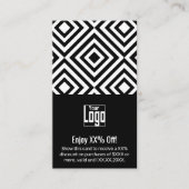 シンプルデュアルトーン小規模企業XX%オフ 割引カード (正面)