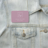 シンプルデュスクリカスタムックピンク 名札 (インサイチュ)