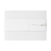 シンプルデリケフランスのート結婚ラベンダーズ 招待状ベリーバンド (裏面例)