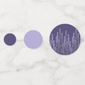 シンプルデリテフランスのィルラベンダーフィ結婚ールド コンフェッティ (正面)