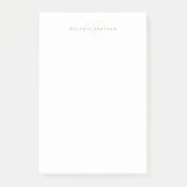 シンプルトウペミニマリスト2モノグラム名 ポストイット