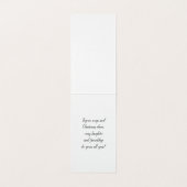 シンプルトナリークリスマスホリデーグリーティングカード (内部フラット)