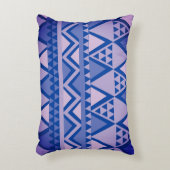 シンプルトバルアートパターンバイオレット アクセントクッション (正面(垂直))