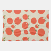 シンプルトマト茶タオル キッチンタオル (横)
