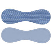 シンプルトライバルアートパターンブルー ソフトボール (パネル)