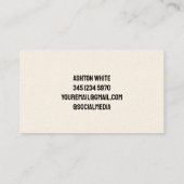 シンプルトラック修理サービス 名刺 (裏面)