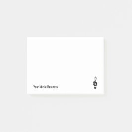 シンプルトレブルクレフ、 音符記号音楽シンボルミュージシャン ポストイット